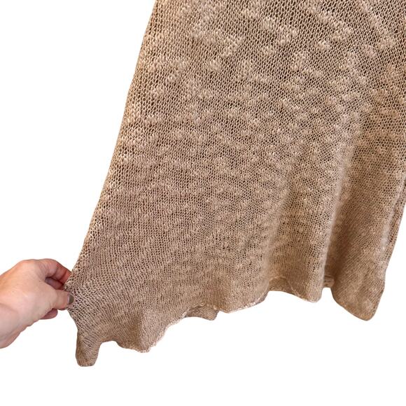 Philosophy Beige Knitted Sweater Tank Too Size Small - Picture 5 of 5